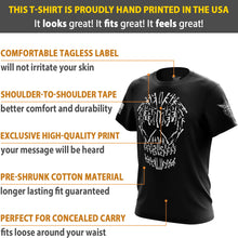 Load image into Gallery viewer, Gun skull short sleeve shirt