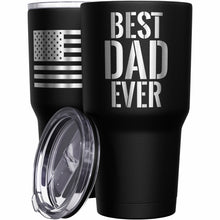 Load image into Gallery viewer, Best dad ever stainless steel tumbler