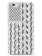 Load image into Gallery viewer, American Flag in Guns - Black and White Case