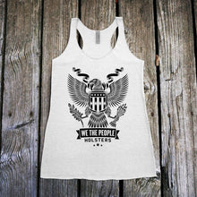 Load image into Gallery viewer, Heraldic Eagle with Shield Women's Racerback Tank Top
