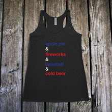 Load image into Gallery viewer, All things American Racerback Tank Top