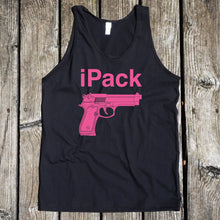 Load image into Gallery viewer, iPack Black Tank Top