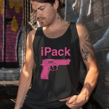 Load image into Gallery viewer, iPack Black Tank Top