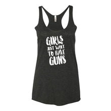 Load image into Gallery viewer, Girls Just Want to Have GUNS Women's tank top - wethepeopleholsters.com - 1