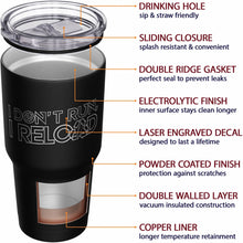 Load image into Gallery viewer, I don't run stainless steel tumbler

