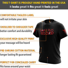 Load image into Gallery viewer, I don&#39;t run short sleeve shirt
