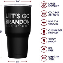 Load image into Gallery viewer, Lets-go-brandon-stainless-steel-tumbler
