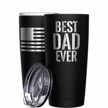 Load image into Gallery viewer, Best dad ever stainless steel tumbler
