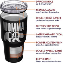 Load image into Gallery viewer, Momma-bear-stainless-steel-tumbler
