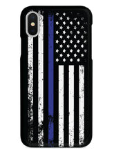 Load image into Gallery viewer, Downward-american-flag-thin-blue-line-case

