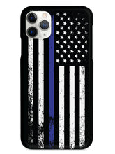 Load image into Gallery viewer, Downward-american-flag-thin-blue-line-case
