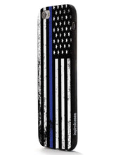 Load image into Gallery viewer, Downward-american-flag-thin-blue-line-case
