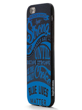 Load image into Gallery viewer, How-strong-blue-lives-matter-black-case
