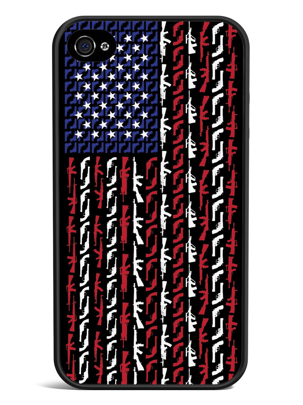 American Flag in Guns - Patriotic Colors Case