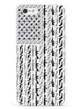 Load image into Gallery viewer, American Flag in Guns - Black and White Case
