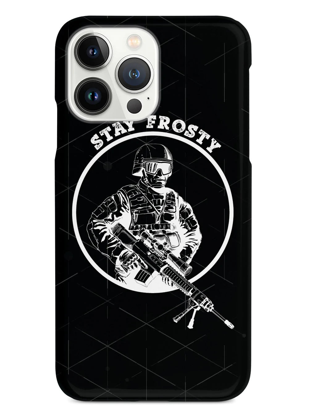 Stay frosty - black case