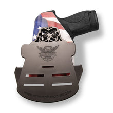 Load image into Gallery viewer, American Flag  Kydex OWB (Outside the waistband) Paddle holster Custom Designed Paddle PRE-SALE
