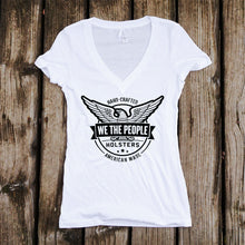 Load image into Gallery viewer, We The People Deep V-Neck T-Shirt
