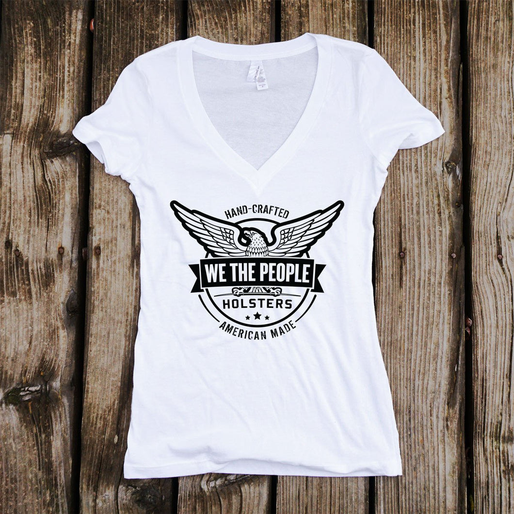 We The People Deep V-Neck T-Shirt