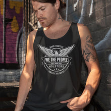Load image into Gallery viewer, We the People Logo Men&#39;s Black Tank Top

