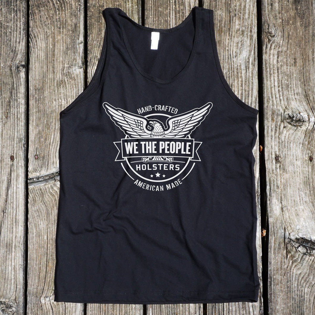 We the People Logo Men's Black Tank Top