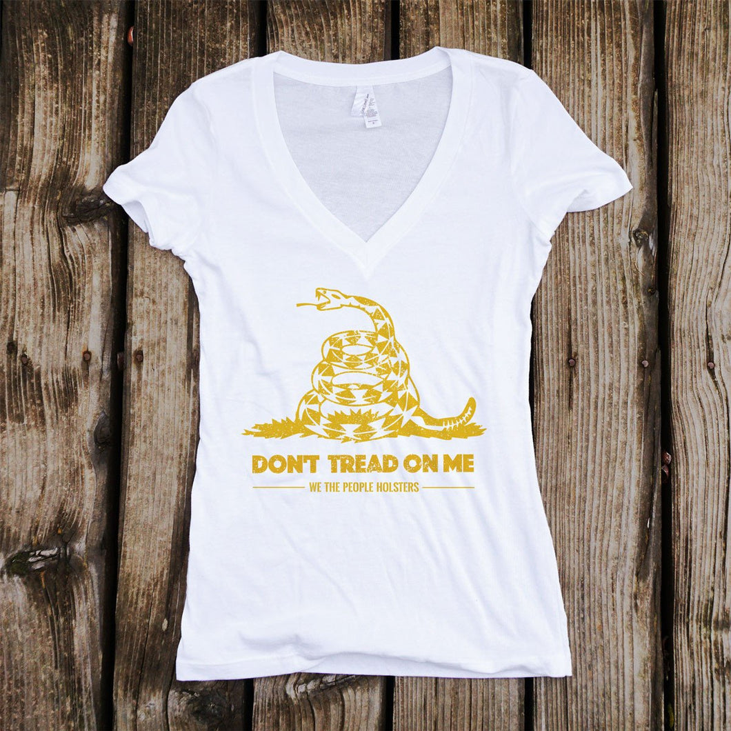 Don't Tread on Me Deep V-Neck T-Shirt