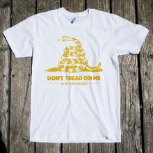 Load image into Gallery viewer, Don&#39;t Tread On Me Short Sleeve Unisex T-Shirt Gadsden Flag
