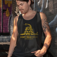 Load image into Gallery viewer, Don&#39;t Tread on Me Men&#39;s Black Tank
