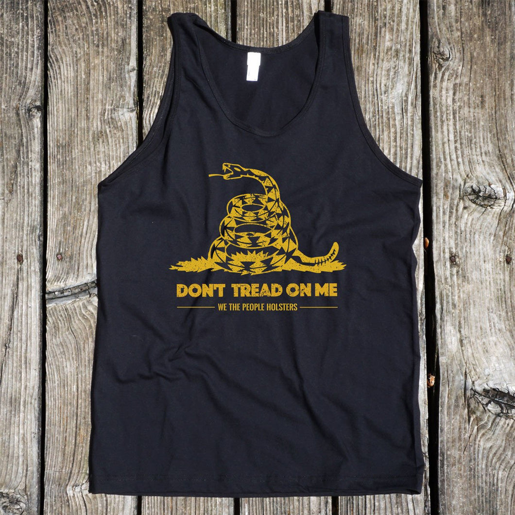 Don't Tread on Me Men's Black Tank