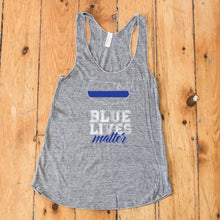 Load image into Gallery viewer, Blue Lives Matter Racerback Tank Top
