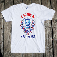 Load image into Gallery viewer, Four Score &amp; 7 Beers Ago Apparel Unisex T-Shirt
