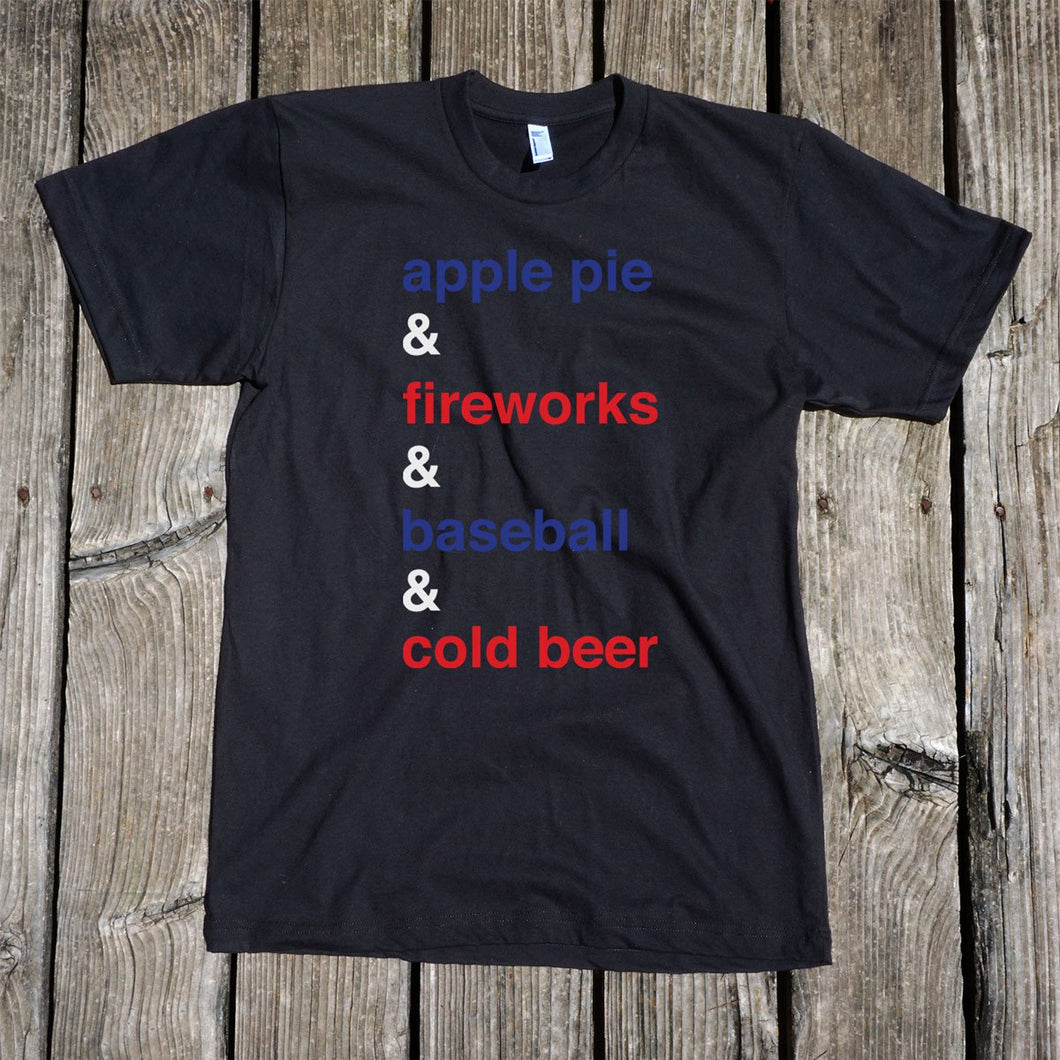 All things American Unisex Black T-Shirt