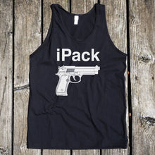 Load image into Gallery viewer, iPack Black Tank Top
