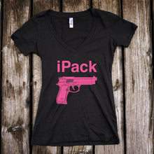 Load image into Gallery viewer, iPack Deep V-Neck T-Shirt
