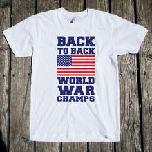 Load image into Gallery viewer, Back to Back World War Champs Apparel Unisex T-Shirt
