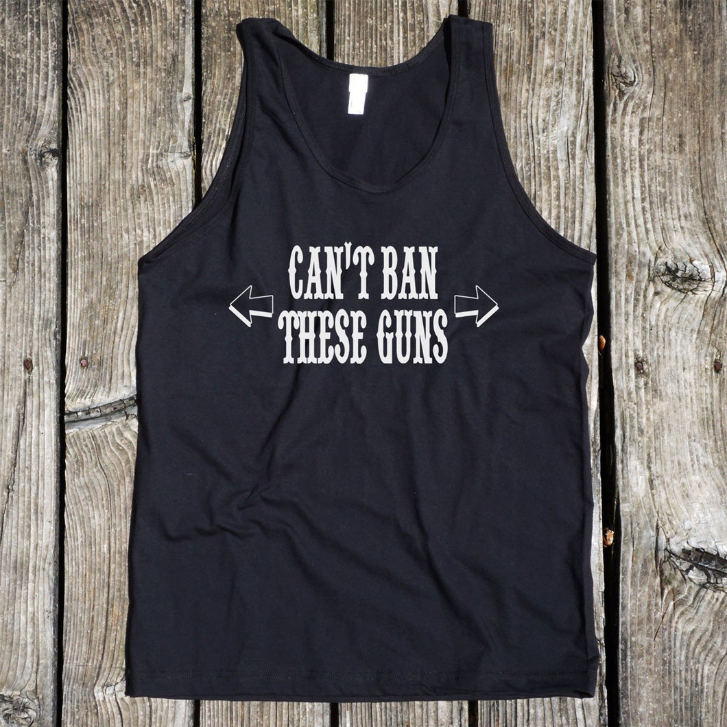 Can't Ban These Guns Black Tank Top