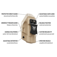 Load image into Gallery viewer, Tan-custom-printed-holster-iwb-kydex-holster
