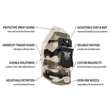 Load image into Gallery viewer, Tan-camo-custom-kydex-iwb-holster-for-concealed-carry
