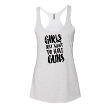 Load image into Gallery viewer, Girls Just Want to Have GUNS Women&#39;s tank top - wethepeopleholsters.com - 1
