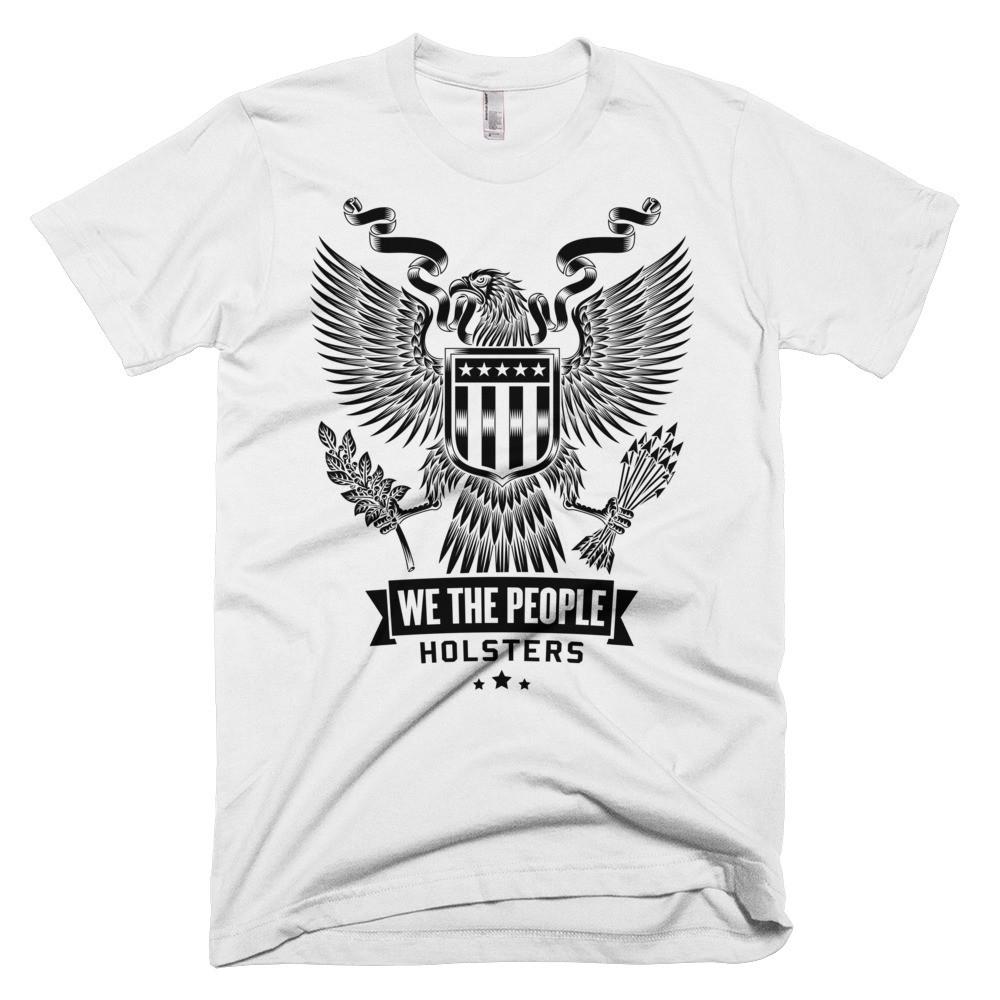 Heraldic Eagle with Shield American Apparel men's t-shirt - wethepeopleholsters.com - 1