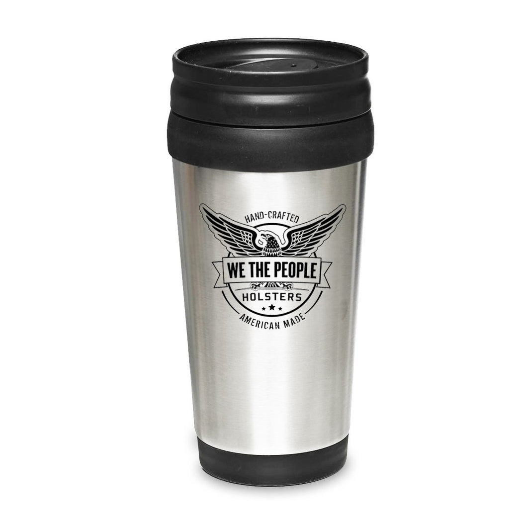 16 Ounce We The People Holsters Stainless Steel Travel Mug